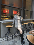 Tweed Long Sleeves Shirt Jacket