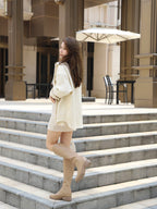 Tweed Long Sleeves Shirt Jacket