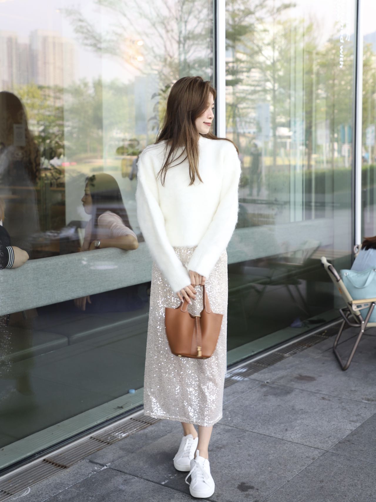 Fluffy Marshmallow Long Sleeves Sweater