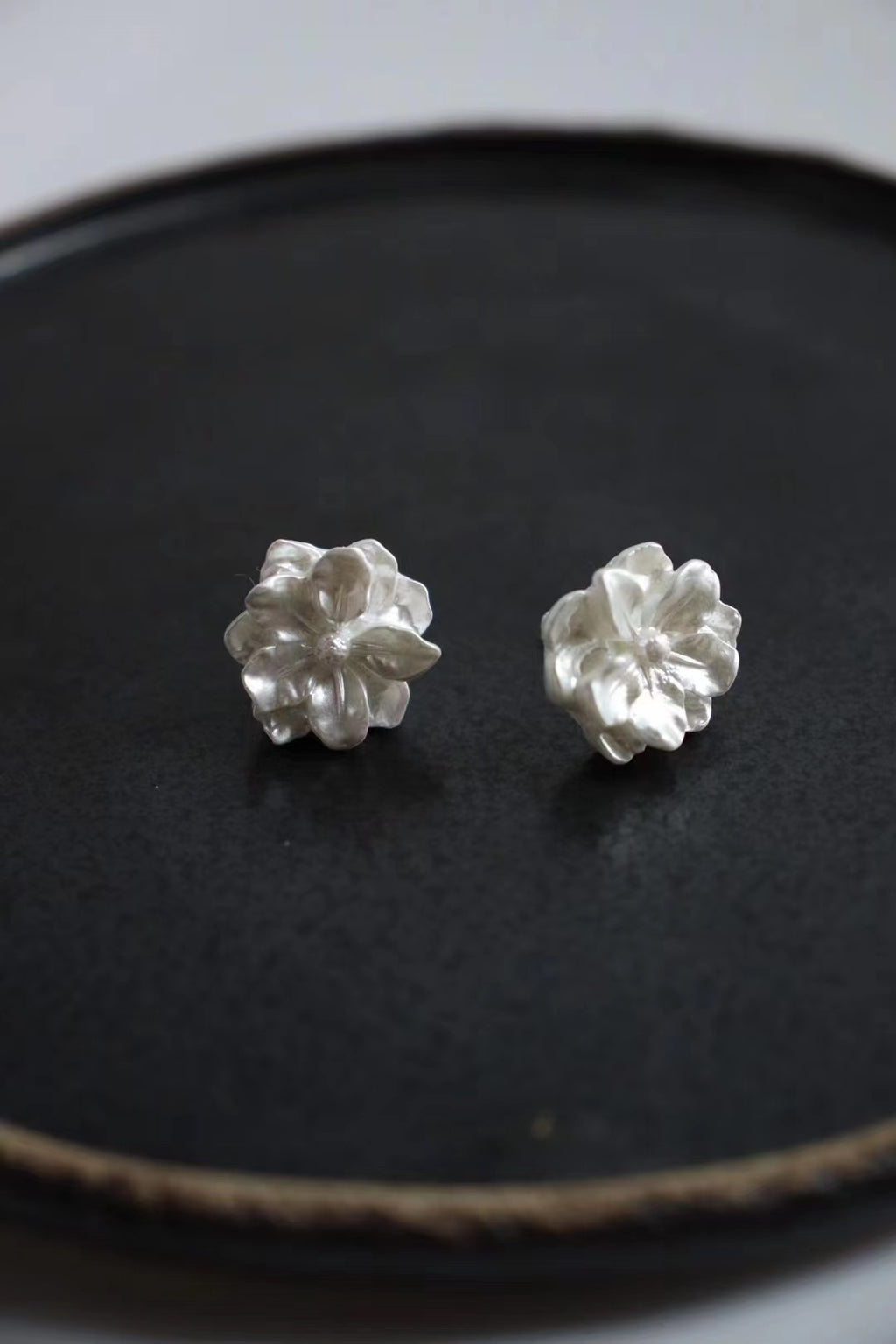 Camellia Japonica Earrings