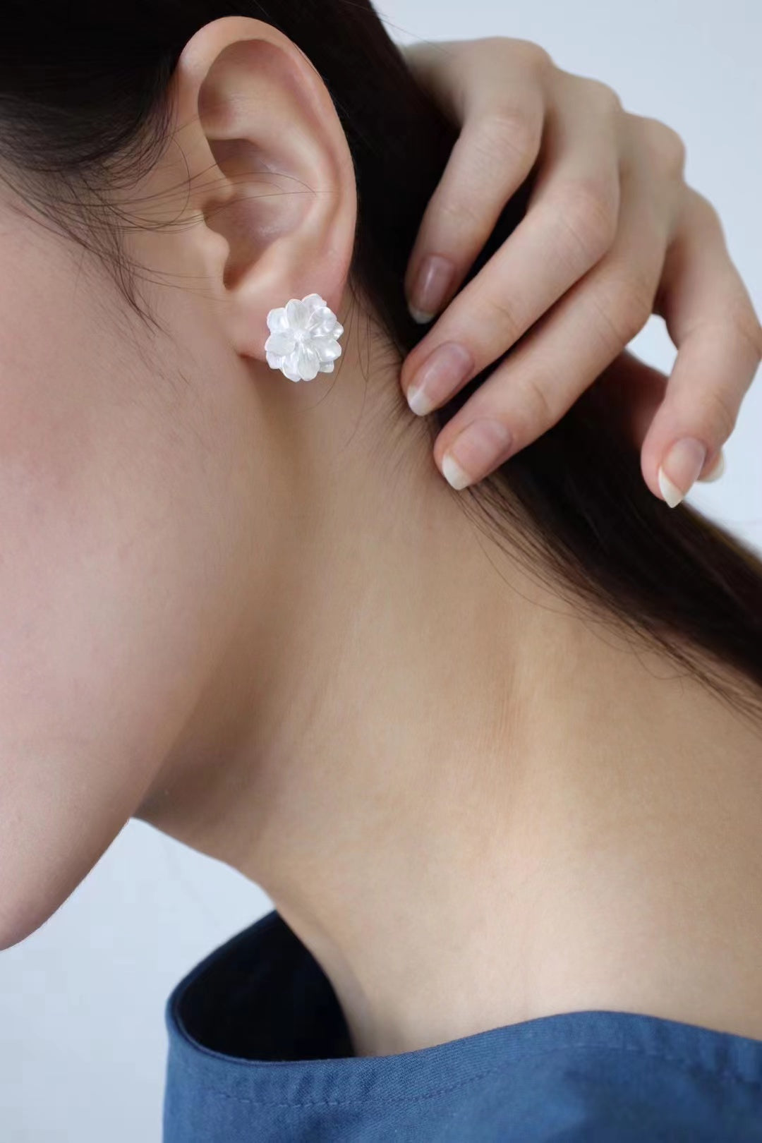 Camellia Japonica Earrings