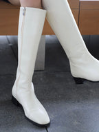 Knee High Square Toe Boots