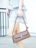 Brown Leather Shoulder Bag