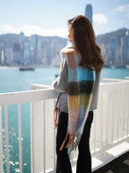 Rainbow Checked Scarf