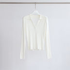Basic Collar Neck Long Sleeves T-Shirt