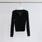 Basic Collar Neck Long Sleeves T-Shirt