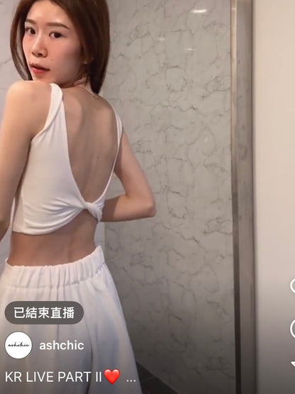 Cross at the back Bra Top