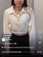 Zip Up Strap at the back Sweater