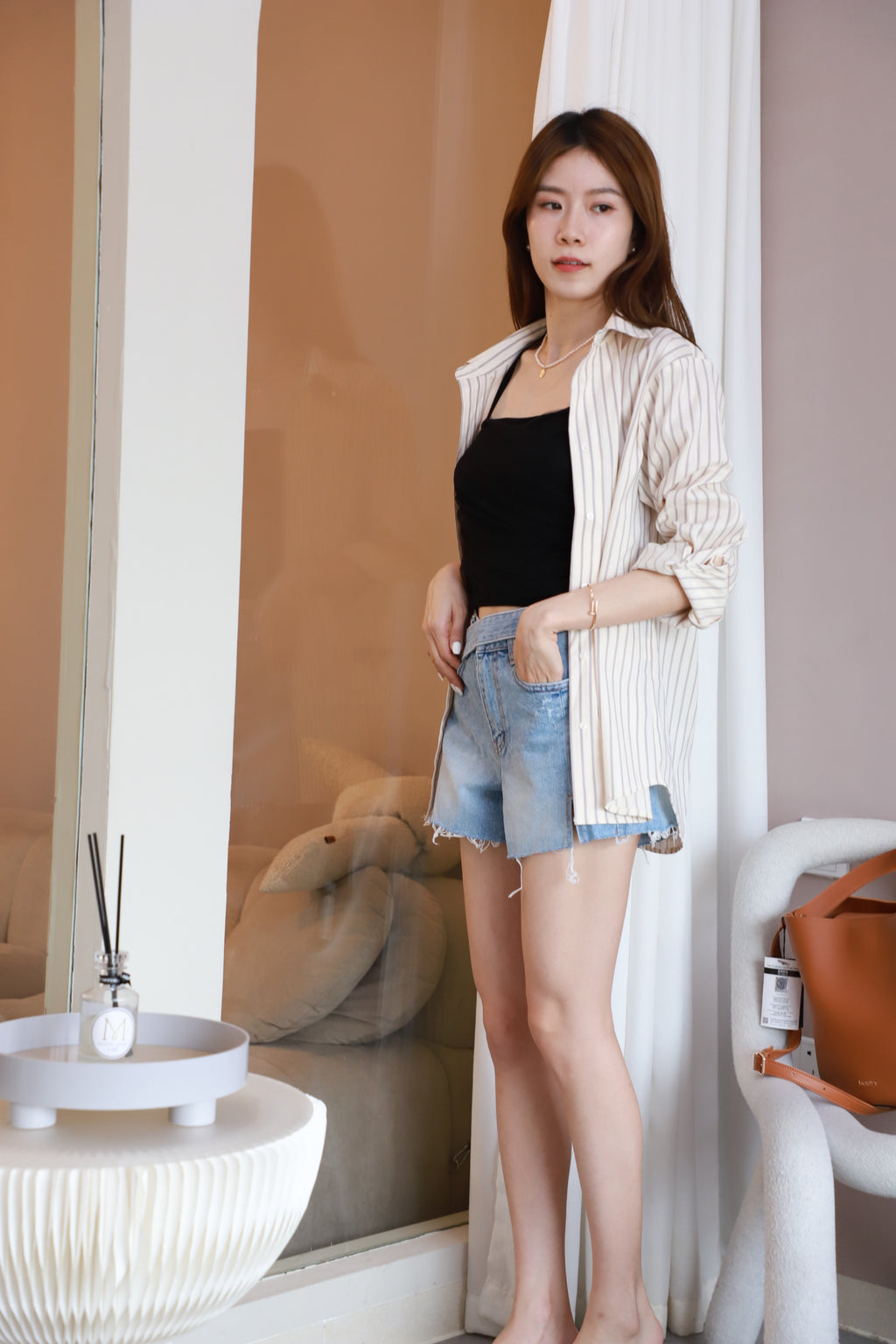 Striped Lace Shirt
