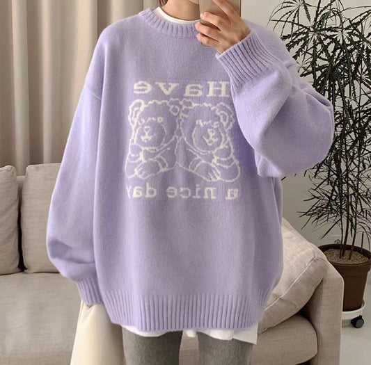 Have a Nice Day Long Sleeves Sweater