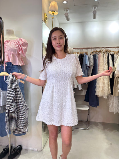 Lace Flower Mini Dress